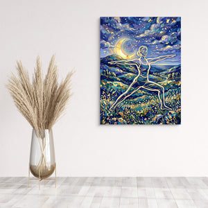 Warrior Golden Night — warrior golden night sq wall plant 1port flush print