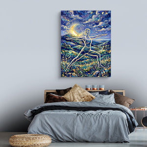 Warrior Golden Night — warrior golden night sq land comfortable bedroom 1port flush print