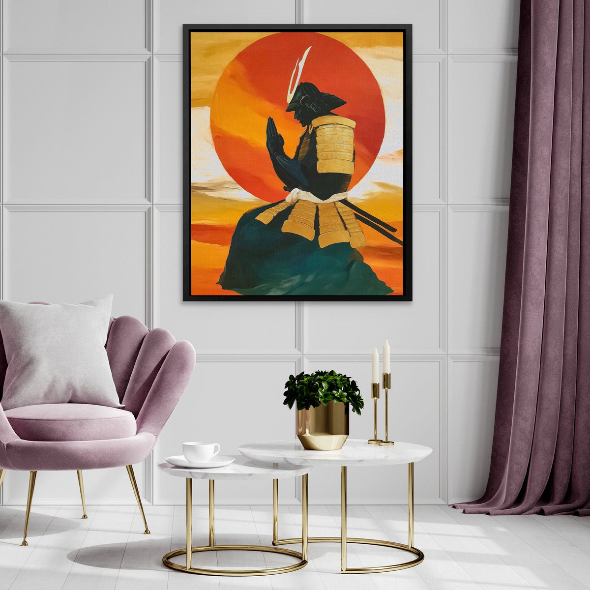 Warriors Dawn Meditation - Luxury Wall Art