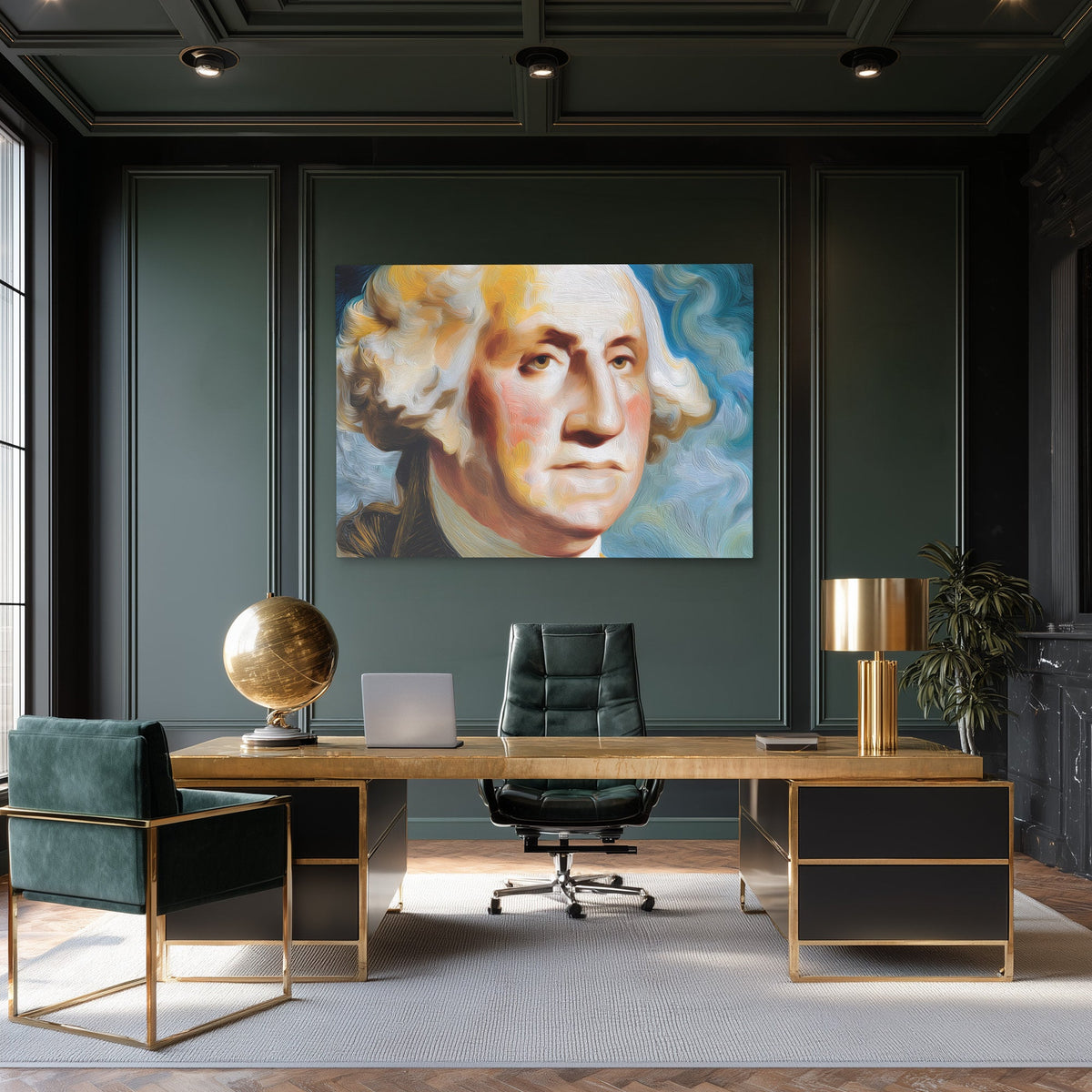 Washington Portrait - Luxury Wall Art