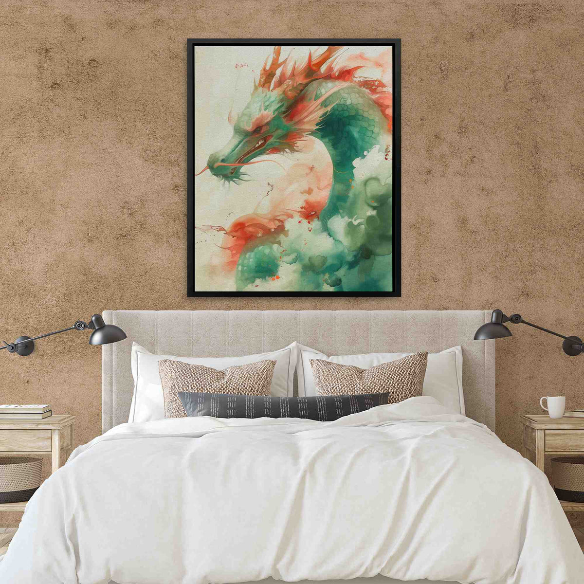 Watercolor Dragon - Luxury Wall Art