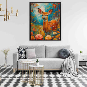 Watercolor Fawn - Luxury Wall Art