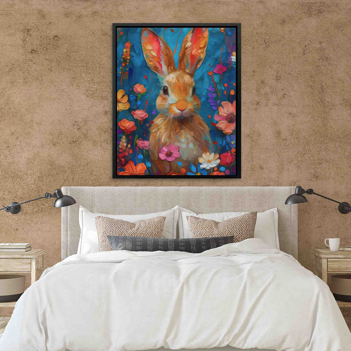 Watercolor Rabbit - Luxury Wall Art
