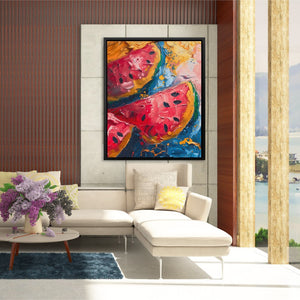 Watermelon Abstract - Luxury Wall Art