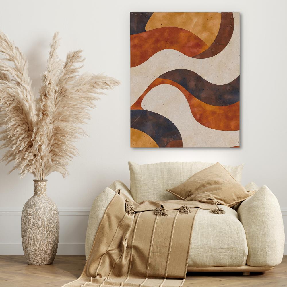 Waves of Auburn - Luxury Wall Art