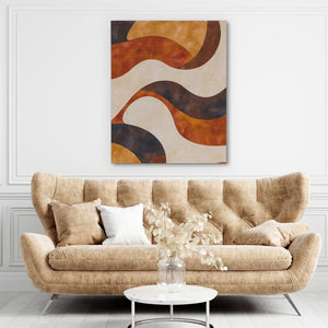 Waves of Auburn - Luxury Wall Art