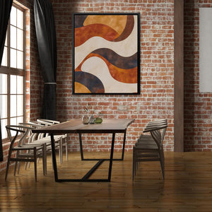 Waves of Auburn - Luxury Wall Art