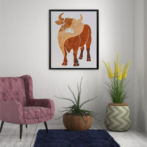 Wavey Moo - Luxury Wall Art