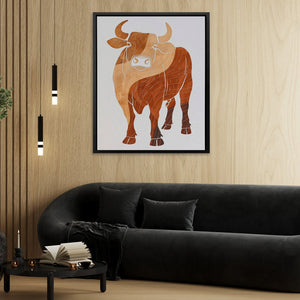 Wavey Moo - Luxury Wall Art