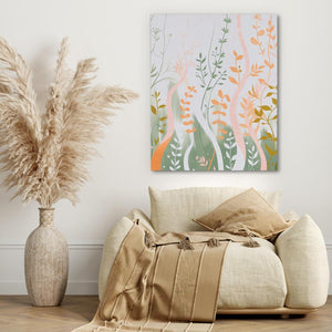 Waving Floral - Luxury Wall Art