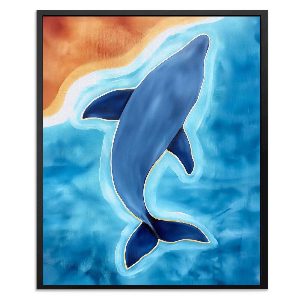 Whale Coast Flow - Luxury Wall Art