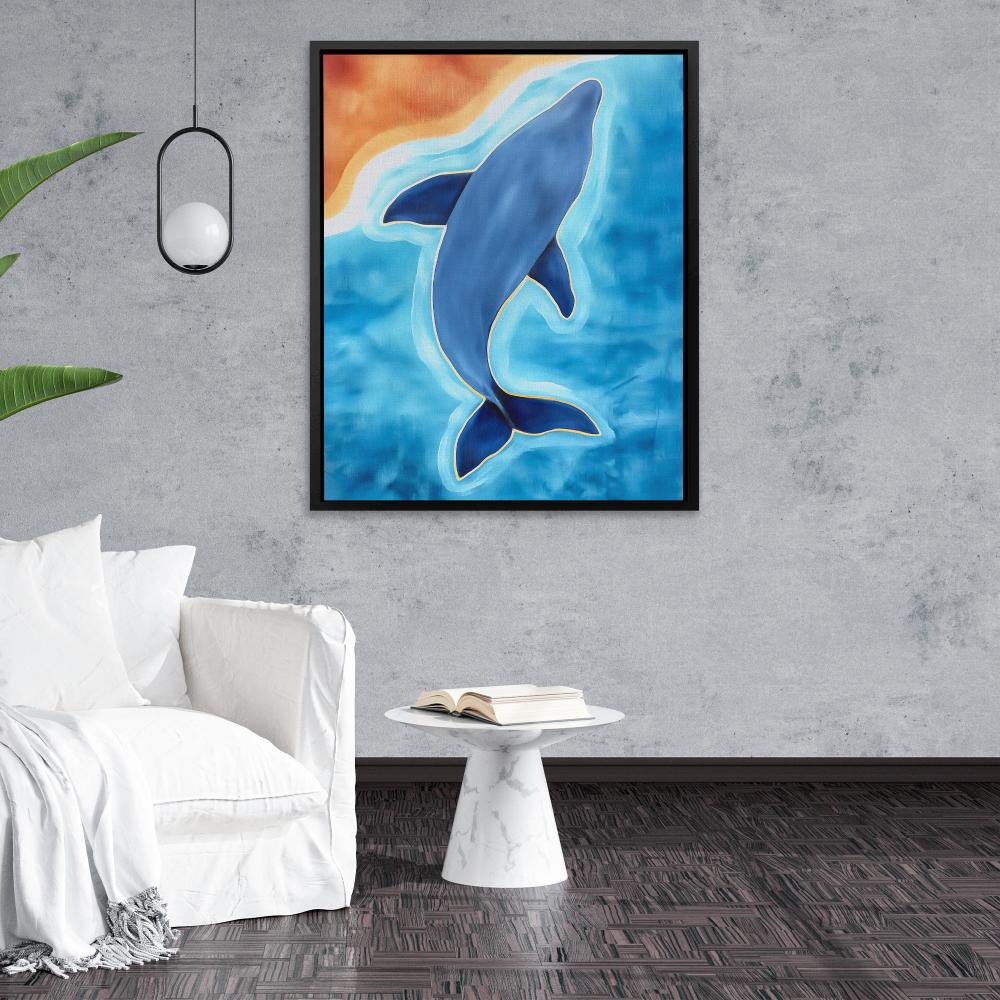Whale Coast Flow - Luxury Wall Art