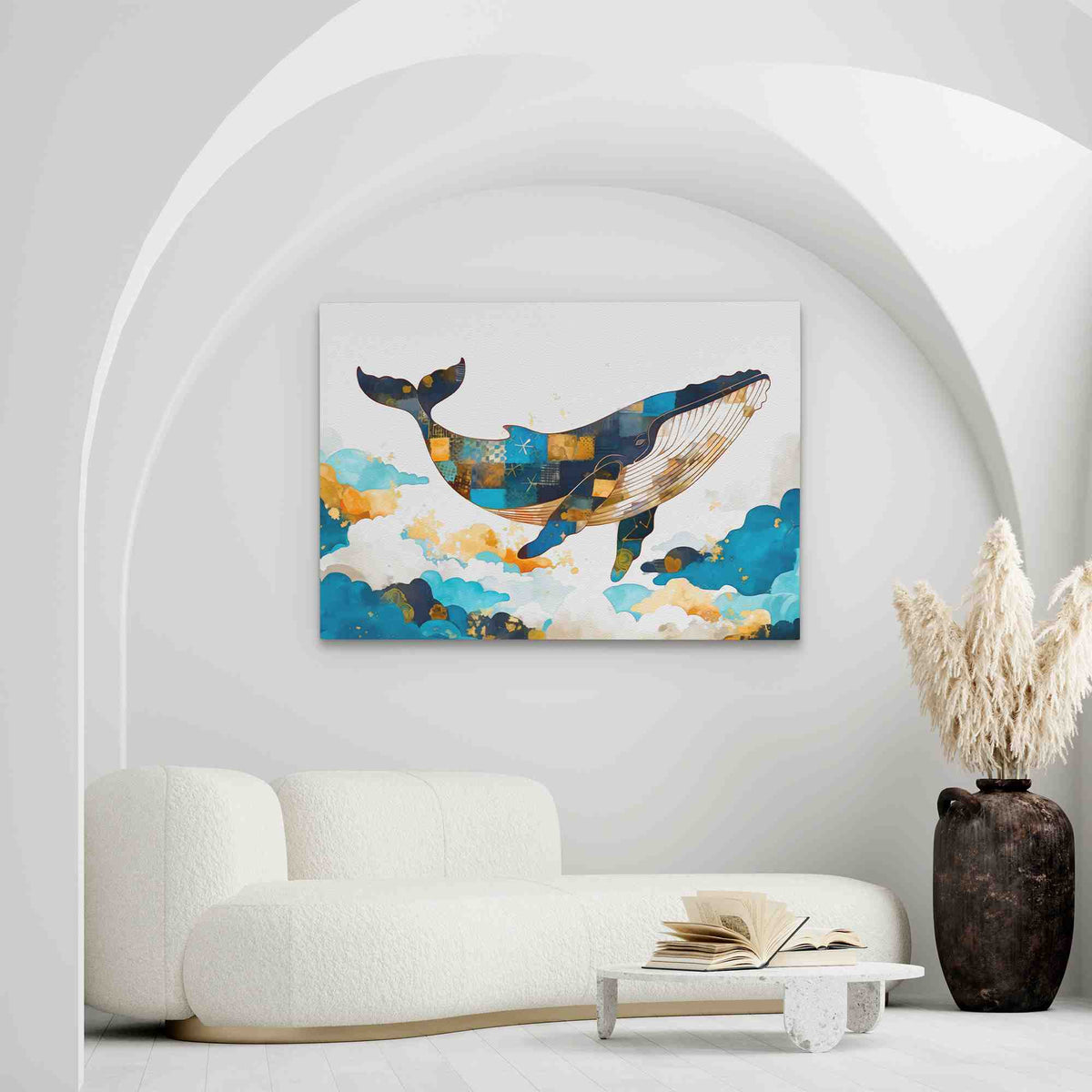Whale in the Clouds - Luxury Wall Art