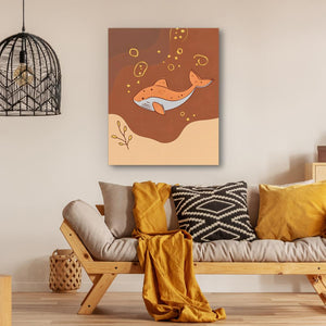 Whale of the Tropics - Luxury Wall Art