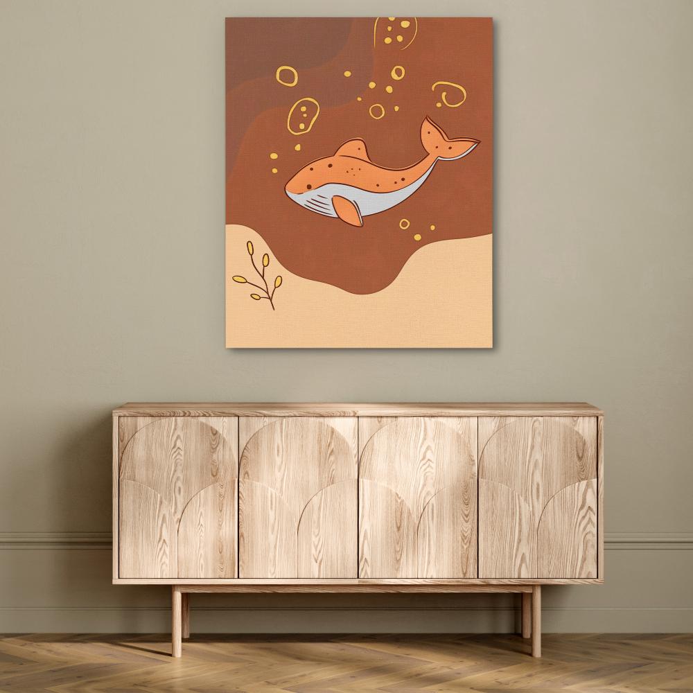Whale of the Tropics - Luxury Wall Art