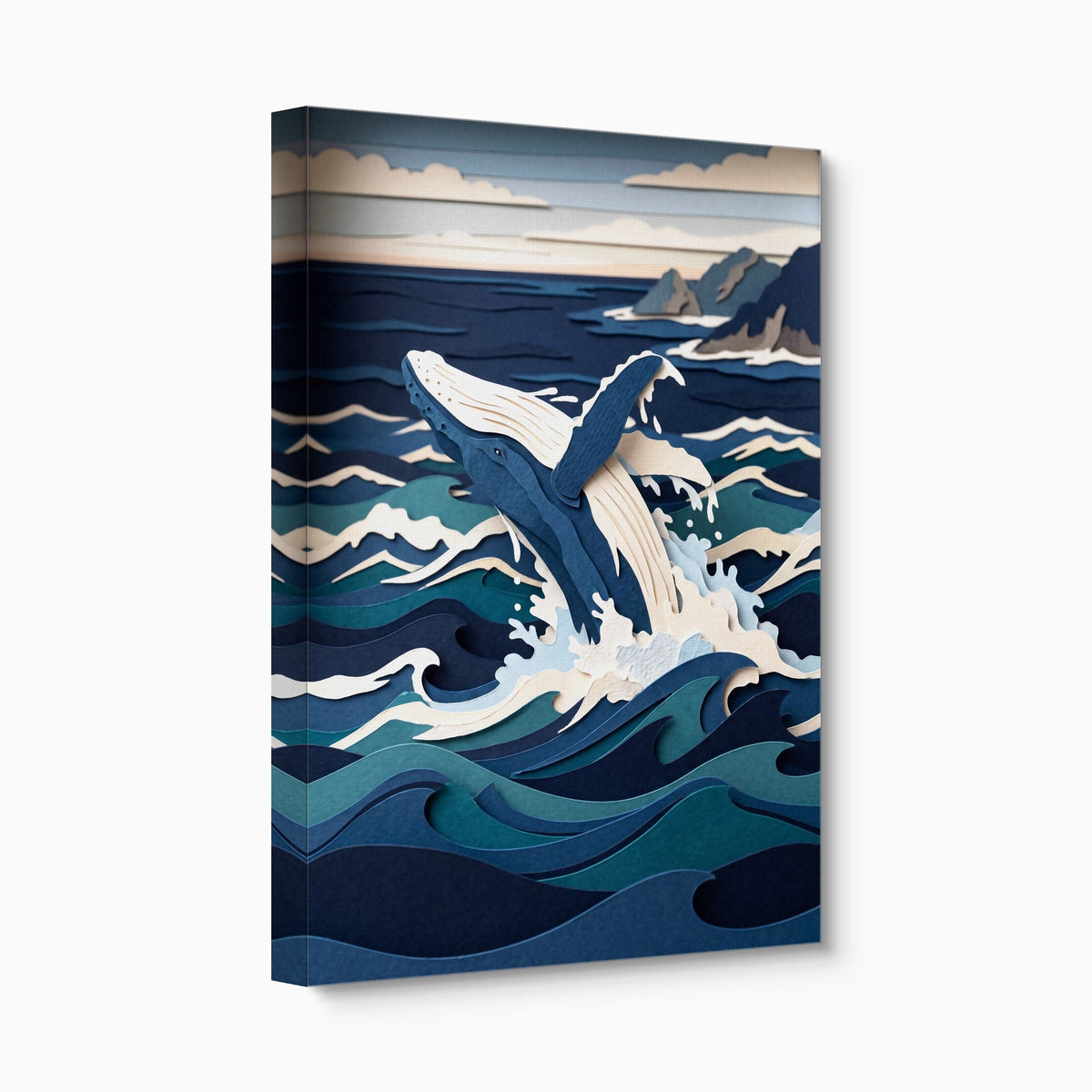 Whale Papercut - Luxury Wall Art