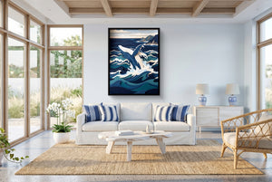 Whale Papercut - Luxury Wall Art
