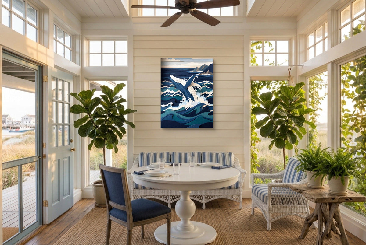 Whale Papercut - Luxury Wall Art