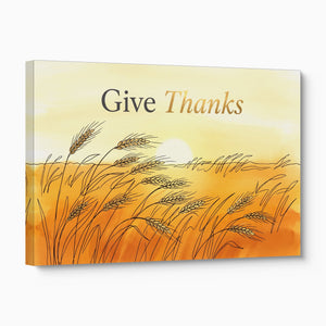 Wheat Golden Sunset — wheat golden sunset angled flush print