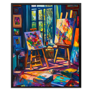 Where Colors Speak - Colorful Canvas Print