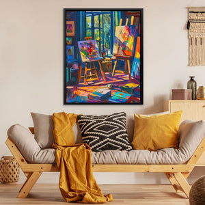 Where Colors Speak - Abstract Colorful Canvas Wall Art
