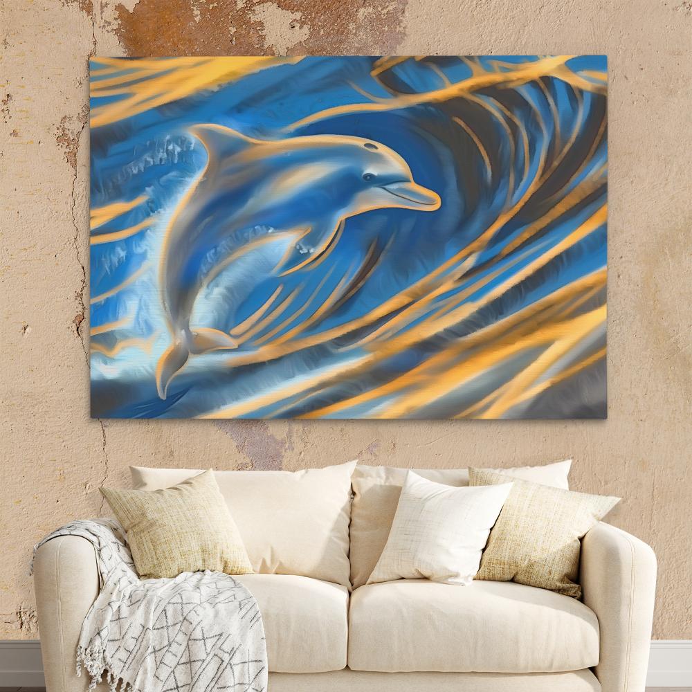 Whispering Dolphin - Luxury Wall Art