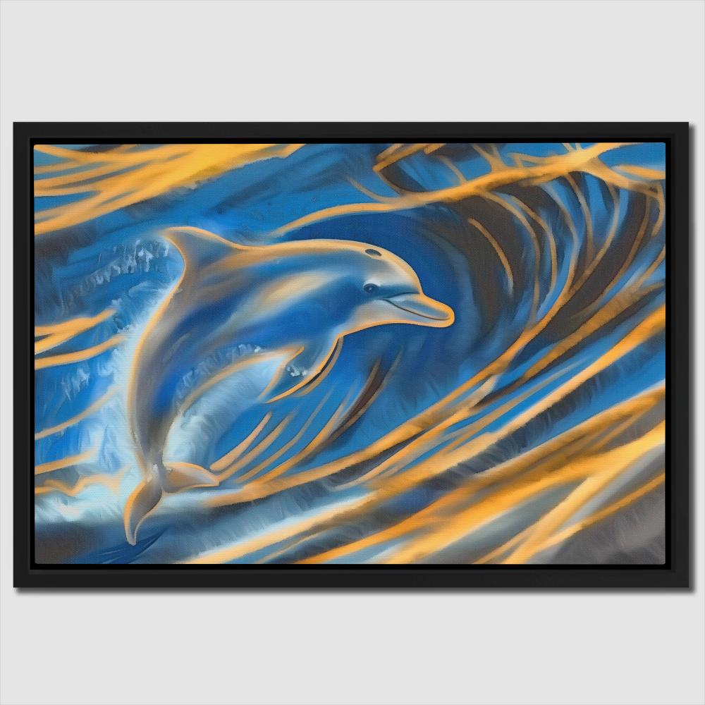 Whispering Dolphin - Luxury Wall Art