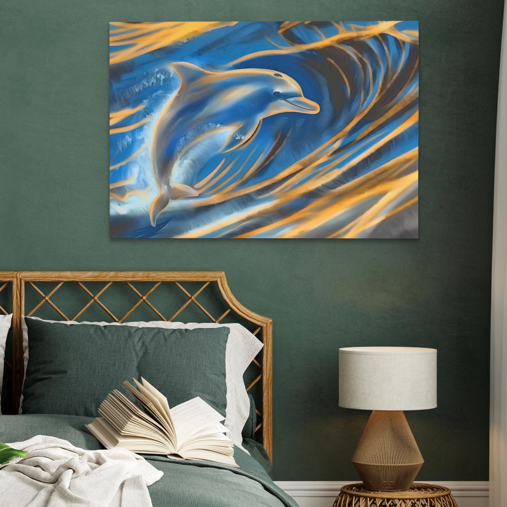 Whispering Dolphin - Luxury Wall Art