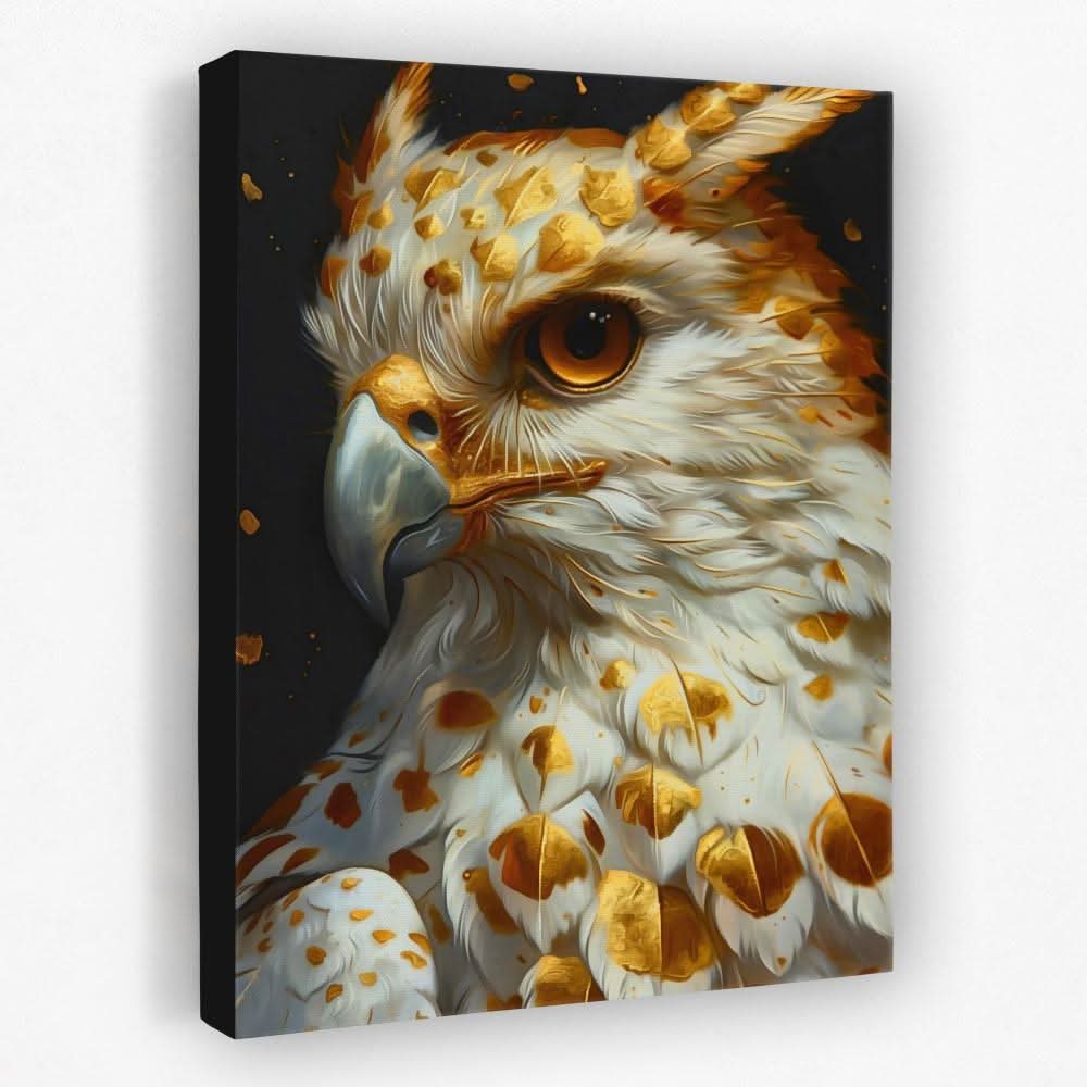 Wild Hawk - Animals Canvas Wall Art
