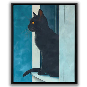 Windowsill Cat - Luxury Wall Art