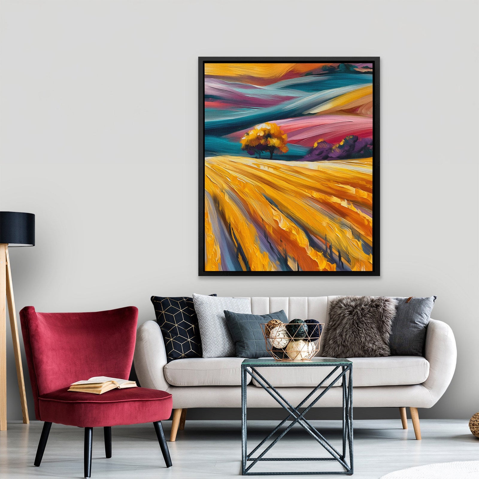 Windswept Golden Hills - Luxury Wall Art