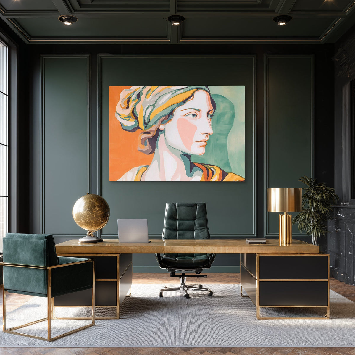 Windswept Portrait - Luxury Wall Art
