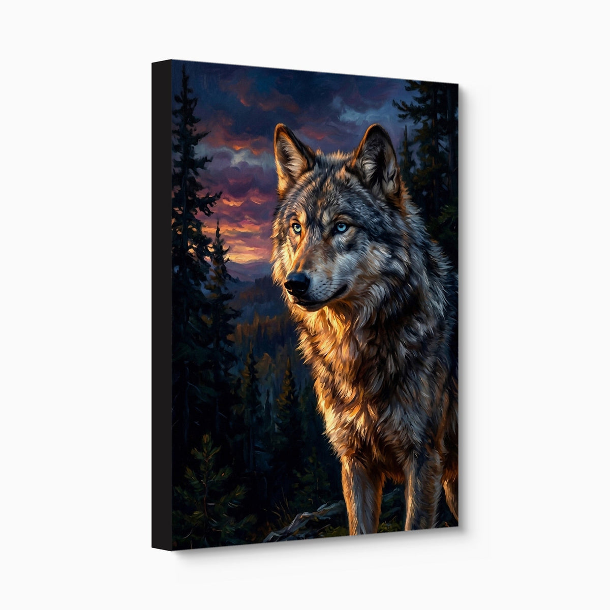 Wolf at Twilight - Luxury Wall Art