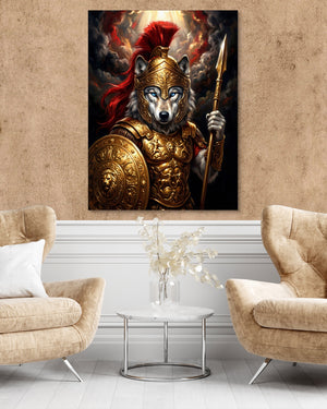 Wolf Centurion — wolf centurion psd clay wall tan chairs 1port flush print