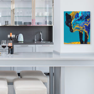 Wolf Elemental Drift - Luxury Wall Art