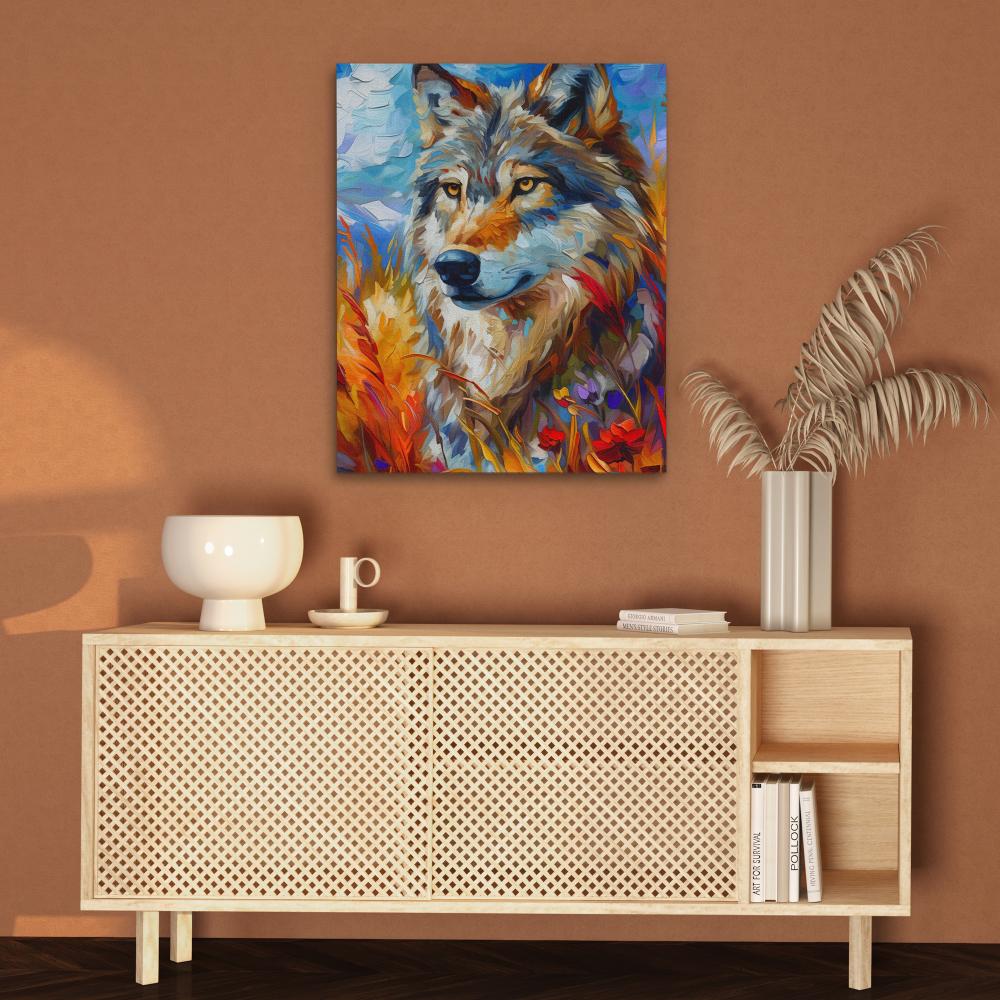 Wolf Field - Luxury Wall Art