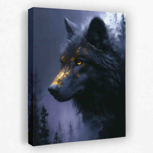 Wolf in Fog - Luxury Wall Art