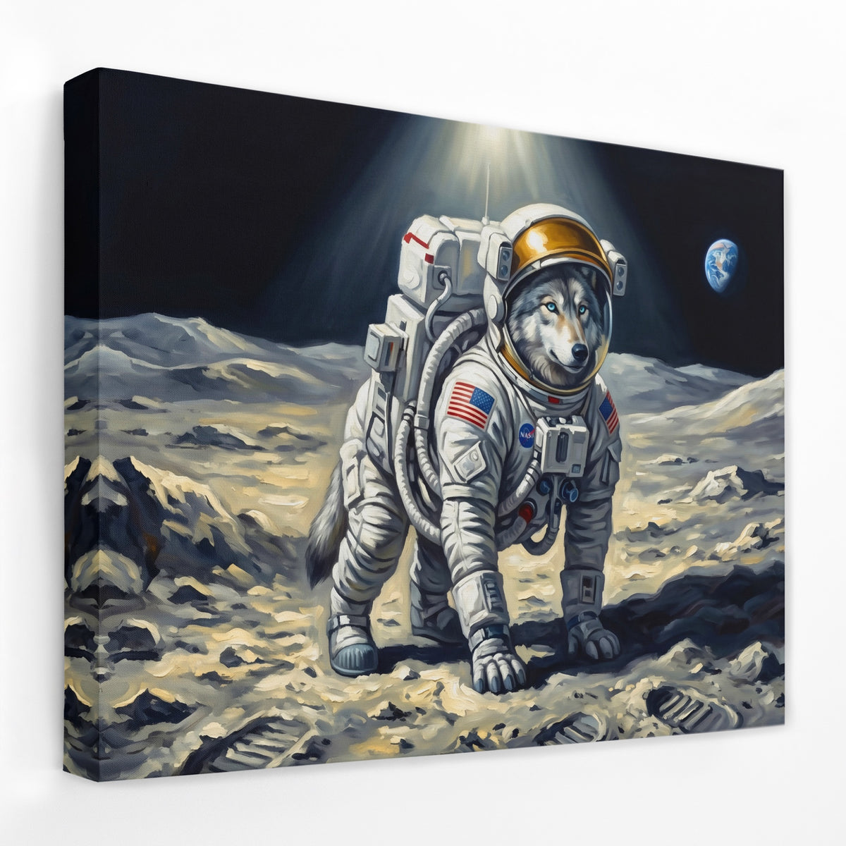 Wolf Lunar Explorer — Wolf Lunar Explorer Landscape   Side View   Mirror Wrap 189