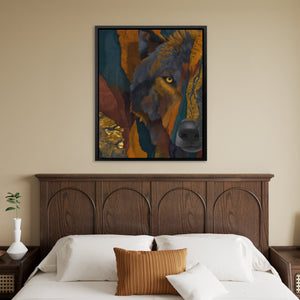 Wolf Through Fragments - Luxury Wall Art