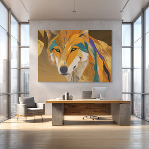 Wolfs Copper Hunt - Luxury Wall Art