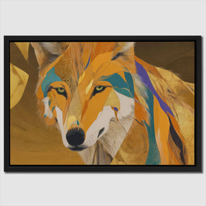 Wolfs Copper Hunt - Luxury Wall Art