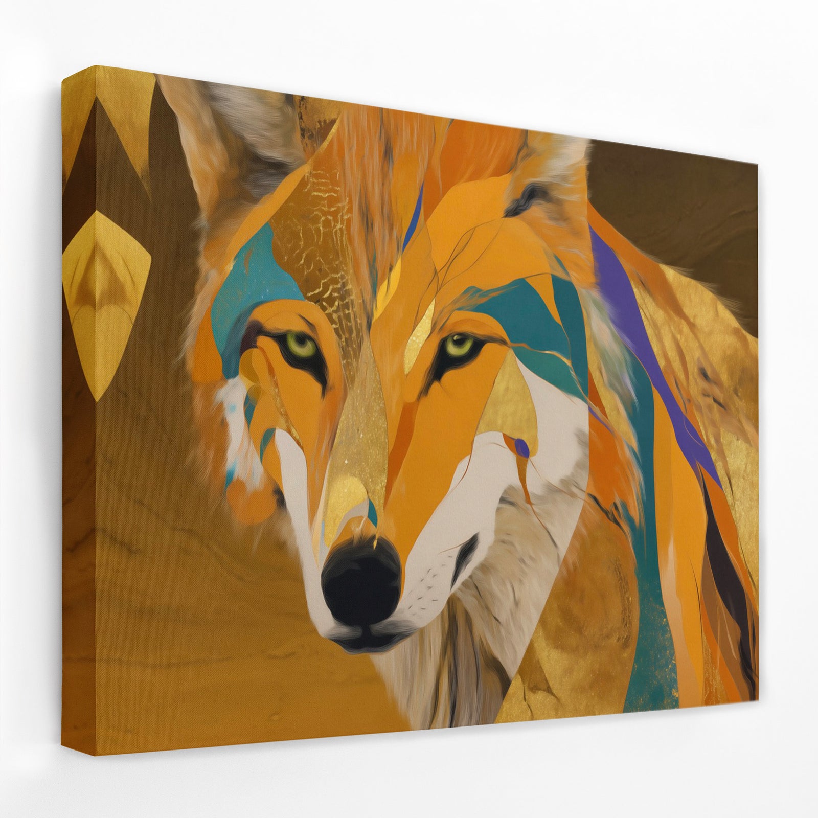 Wolfs Copper Hunt - Luxury Wall Art