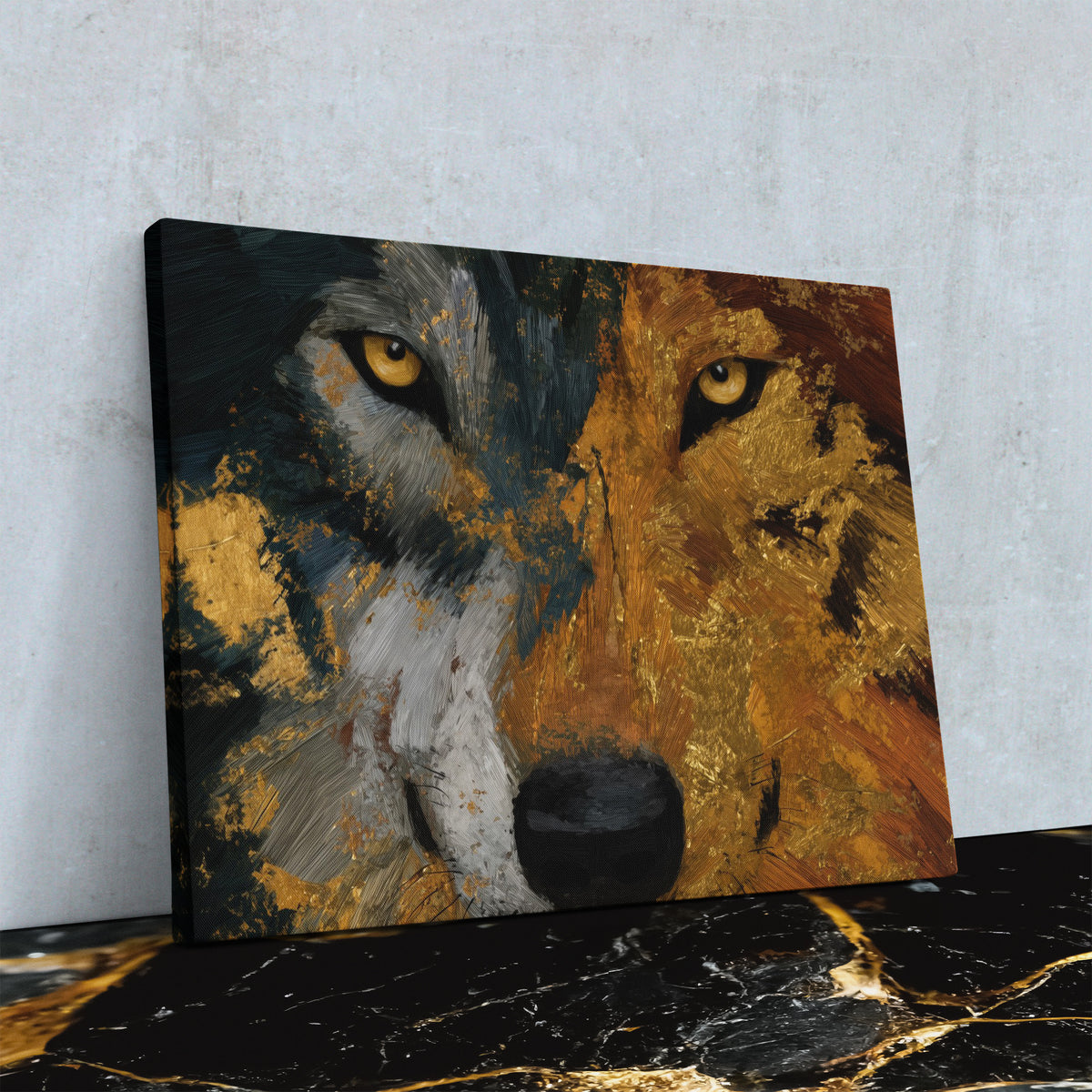 Wolfs Copper Territory - Luxury Wall Art