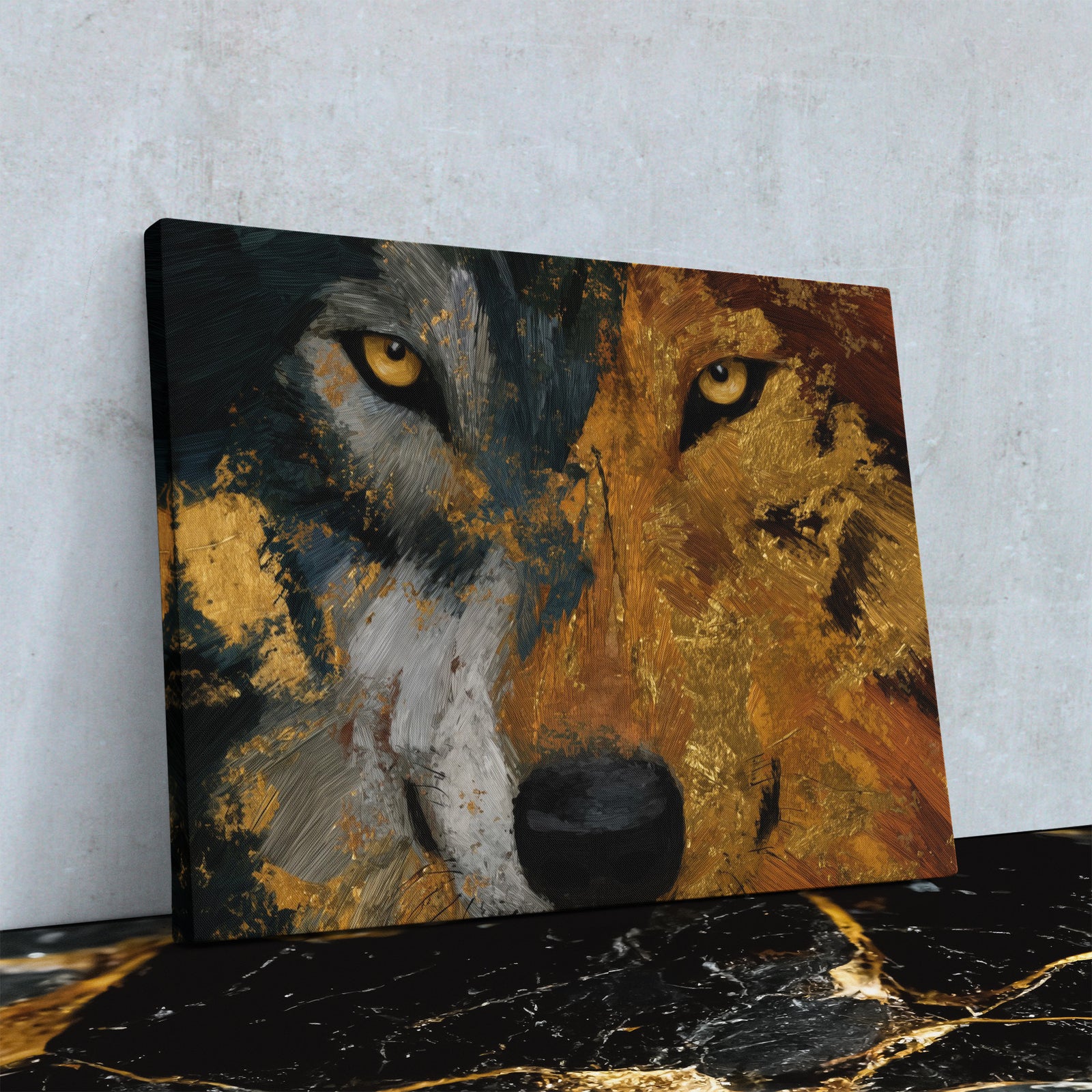 Wolfs Copper Territory - Luxury Wall Art