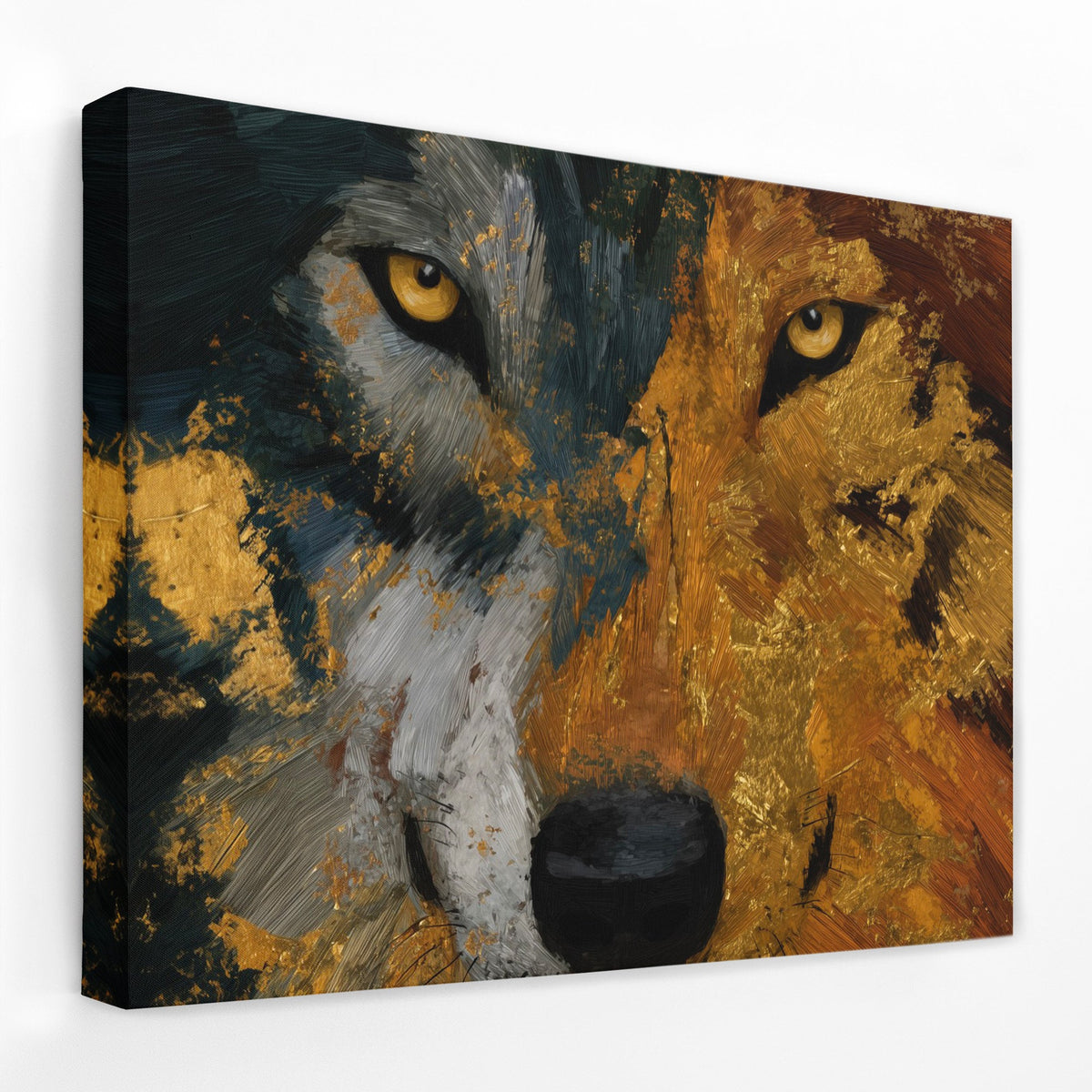 Wolfs Copper Territory - Luxury Wall Art