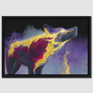 Wolfs Cosmic Howl - Luxury Wall Art