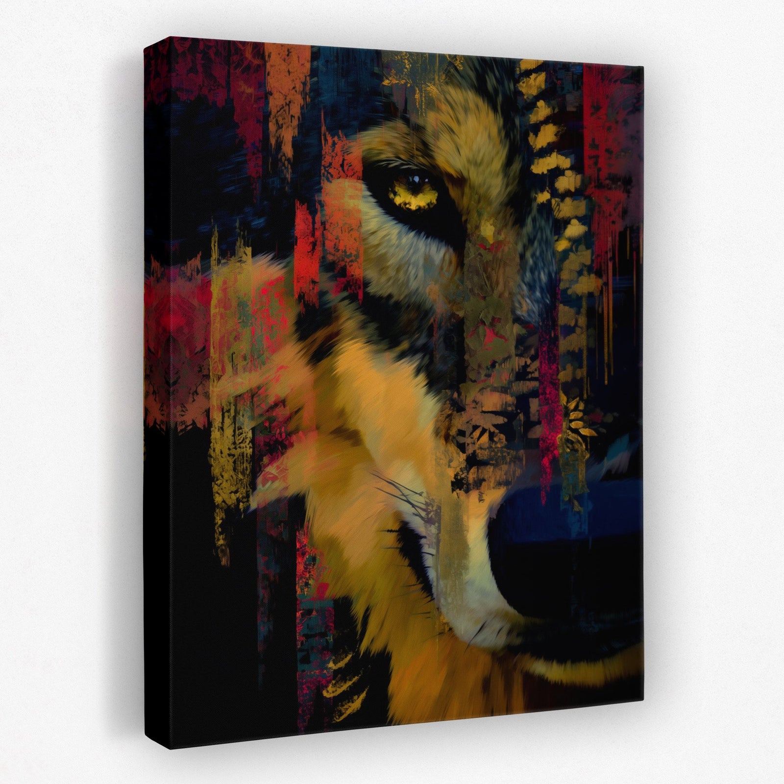 Wolf's Electric Storm - Luxury Wall Art