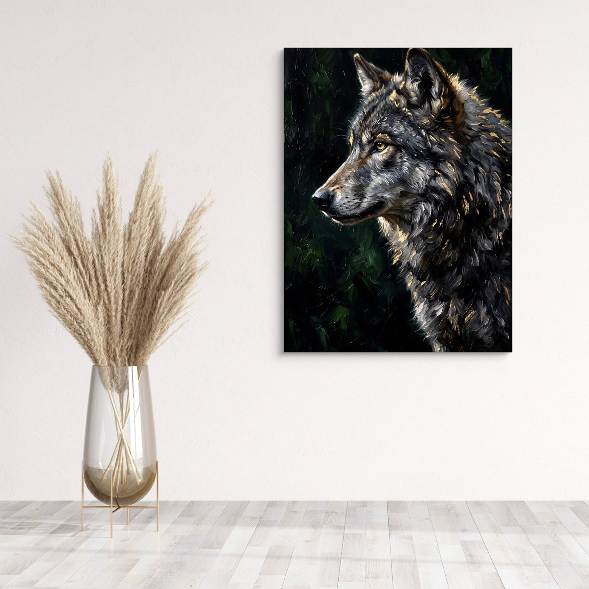 Wolf's Forest Watch - Luxury Wall Art
