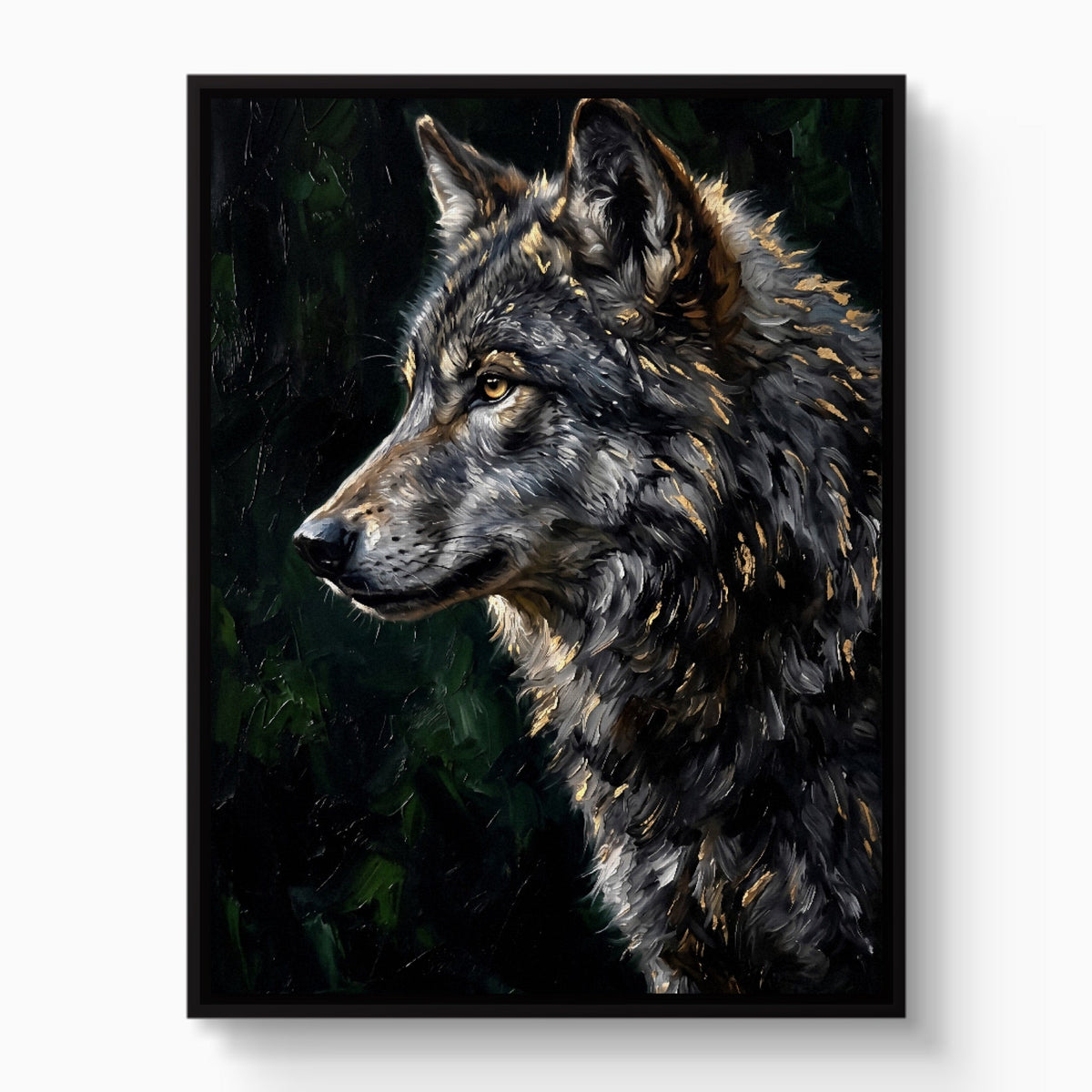 Wolf's Forest Watch - Luxury Wall Art