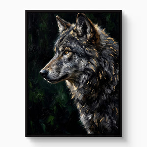 Wolf's Forest Watch - Luxury Wall Art